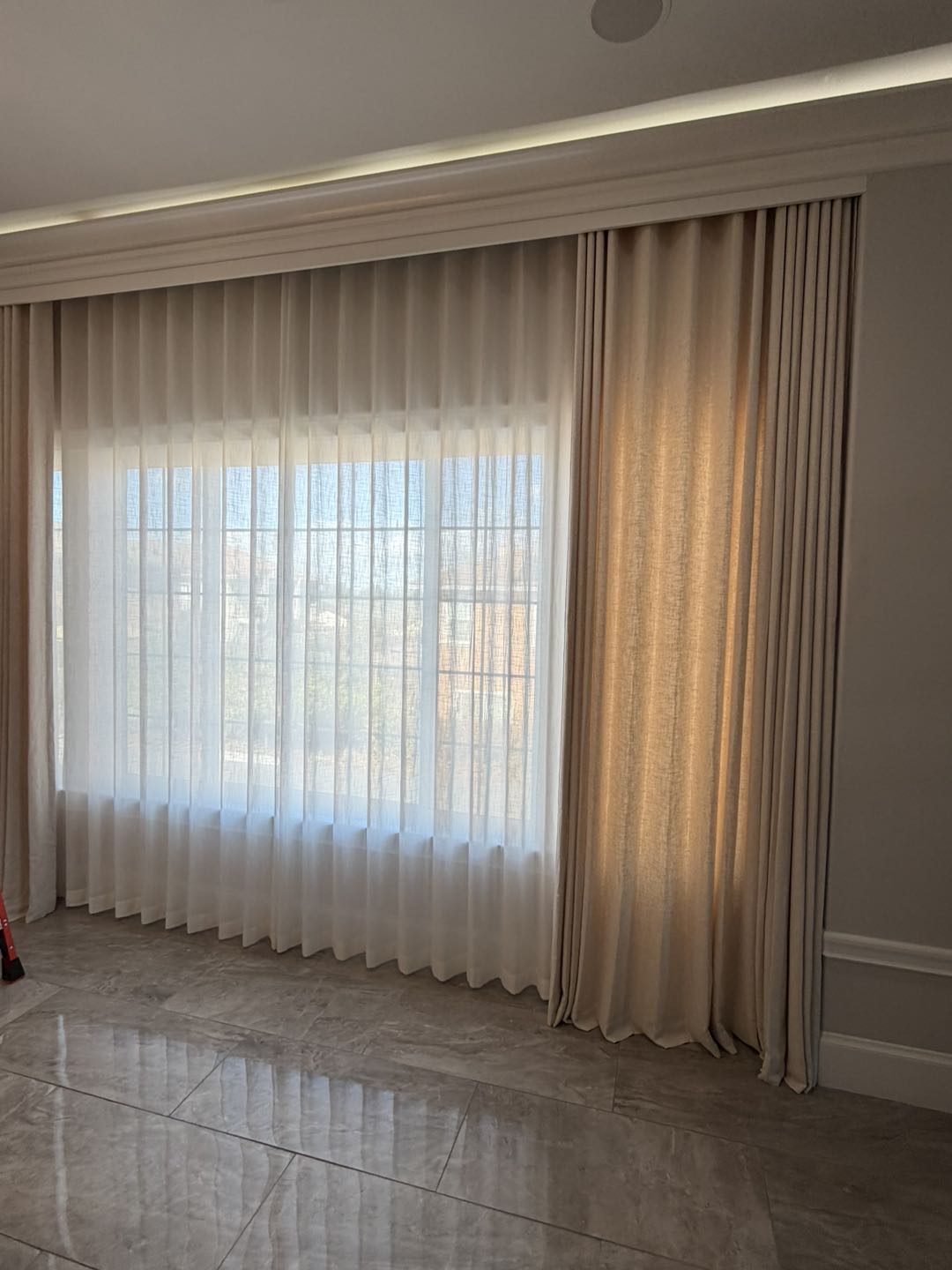 s fold white color linen blend sheer curtain s fold white color linen blend sheer curtain