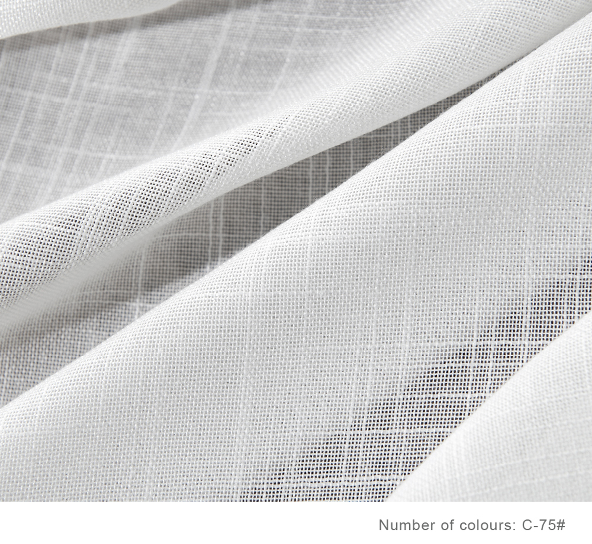 s fold white color linen blend sheer curtain s fold white color linen blend sheer curtain