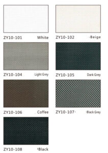 exterior motorized weatherproof outdoor zipper track blinds