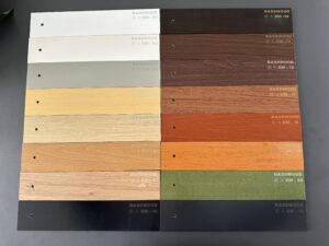 Motorized 35mm Wooden Venetian Blinds auto draft