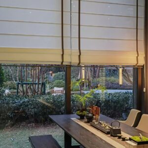 motorized light filter sheer roman shades (复制)