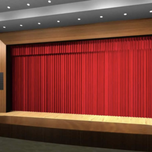 motorized stage curtain rail