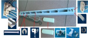 manual 89mm pvc vertical blinds