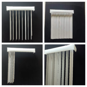 manual 89mm pvc vertical blinds