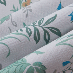 2887 1 6 French Country Floral Blackout Curtains Botanical Leaf Print Room Darkening Drapes 2 Panels