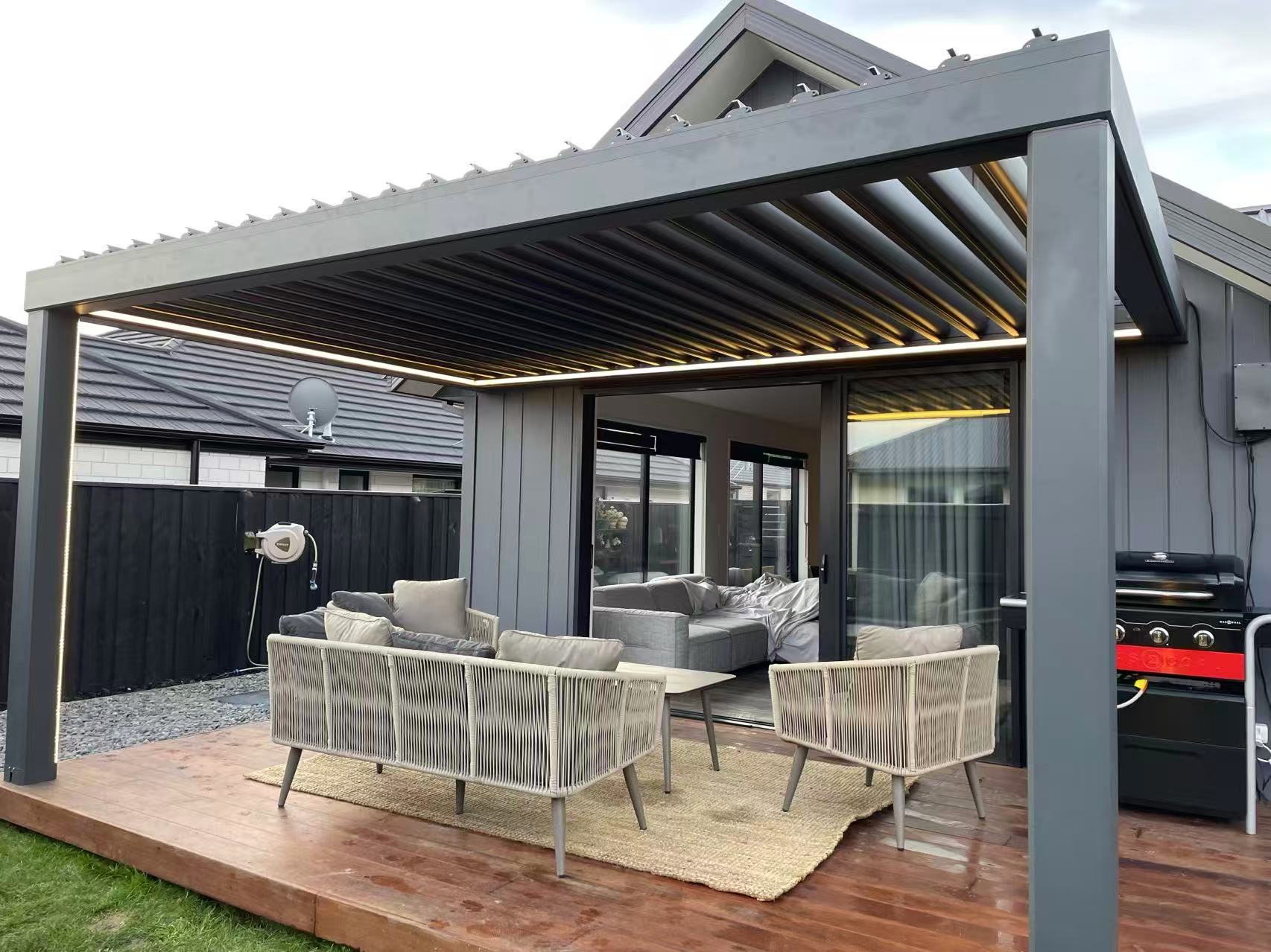 aluminium pergola