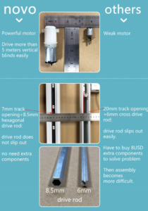 tuya wifi smart electric sheer vertical curtains