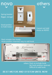 tuya wifi smart electric sheer vertical curtains