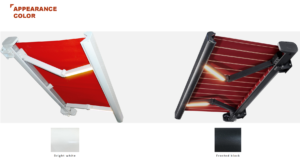 motorized full cassette heavy duty awning