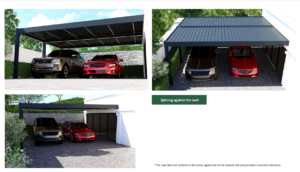 aluminum motorized waterproof pergola