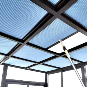 manual skylight honeycomb blinds