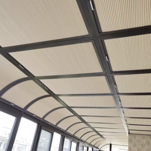 motorized honeycomb roof blinds 2