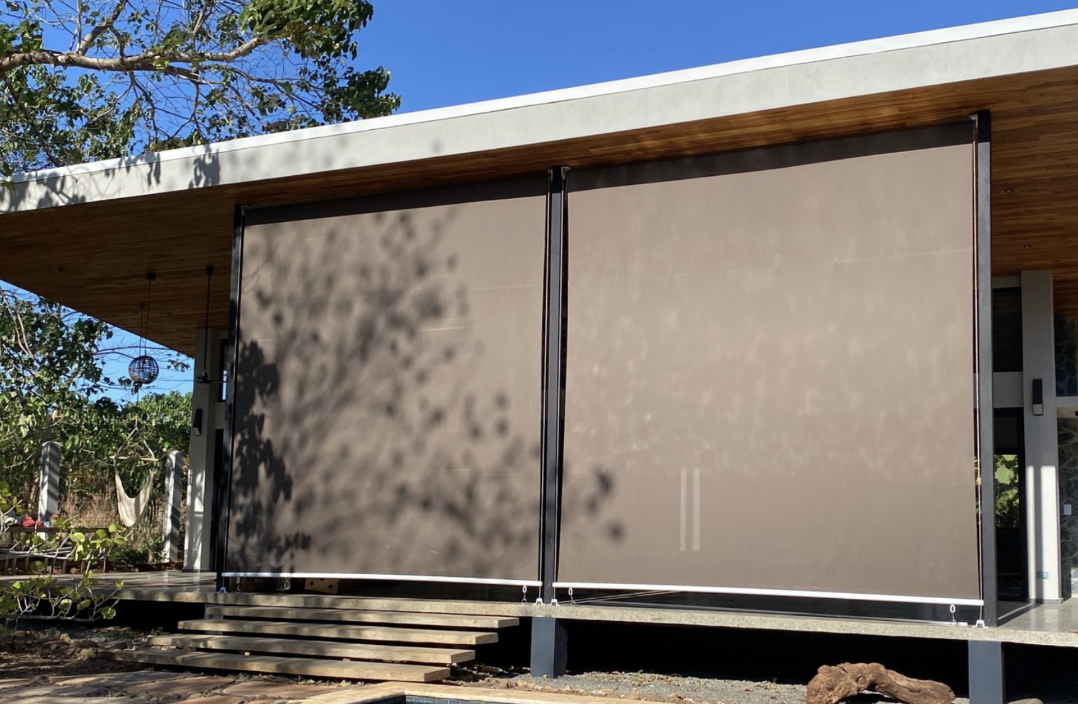 motorized wire steel guide outdoor blinds motorized wire steel guide outdoor blinds