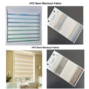 manual blackout double layer zebra blinds