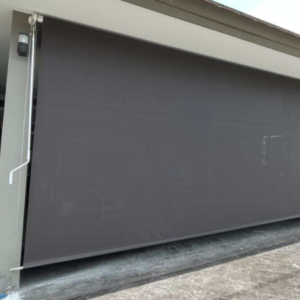 exterior manual wire steel guide blinds