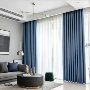 double layer blackout curtain