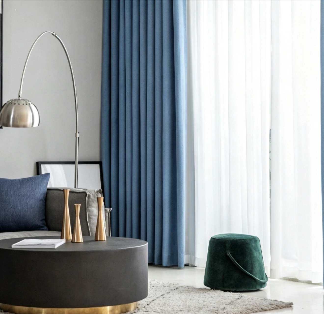 double layer curtain