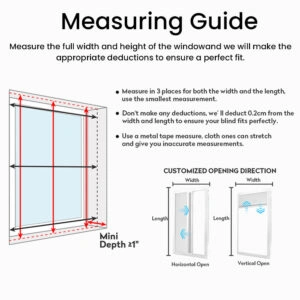 measure ways sliding honeycomb blinds measure guide