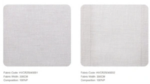 sheer fabric option